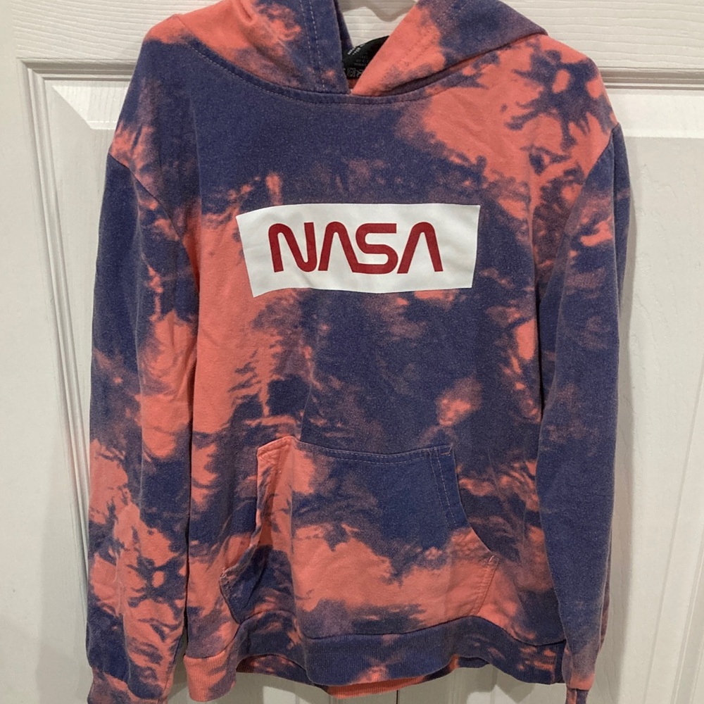 Kids Tie-Dye Hoodie - Pink and Purple